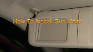 DIY How To Install Toyota Sun Visor [upl. by Lede]