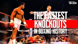 Fastest Knockouts in Boxing History [upl. by Sheffie185]