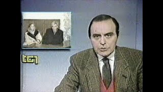 RAI TG1  Ceausescus Trial and Execution News 1989 [upl. by Enajyram]