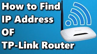 How to Find IP Address of TPLink Router ✔ [upl. by Peregrine]