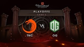 OG vs TNC  Lower Bracket  Game 2  The International 6 [upl. by Ettennod]