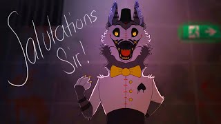 Salutations Sir  ANIMATION MEME mild flashing [upl. by Asecnarf552]