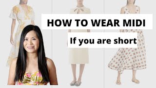 Midi Dresses for Short Girls How to Make it Work on Petites [upl. by Shelby]