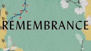 Remembrance Lyric Video  Hillsong Worship [upl. by Erreipnaej]