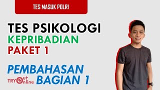 TES PSIKOLOGI  KEPRIBADIAN PAKET 1  BAGIAN 1 [upl. by Nelyk]