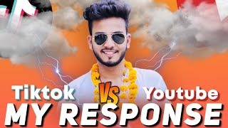 ELVISH YADAV FINAL REPLY ON TIKTOK VS YOUTUBE [upl. by Etteneg]