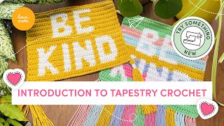 Introduction to tapestry crochet [upl. by Rica769]