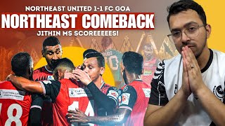 From Defeat to Draw Northeast Uniteds Incredible Turnaround vs FC Goa 11 [upl. by Sitruc]