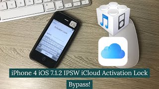 How To Bypass iPhone 4 iCloud Activation Lock iOS 712 2020 The Easy Way Custom IPSW Bypass [upl. by Aihsemek]