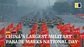 Chinas largest military parade marks National Day [upl. by Barb17]