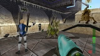 Perfect Dark N64360  Mission 9 Skedar Ruins 9 [upl. by Corina]