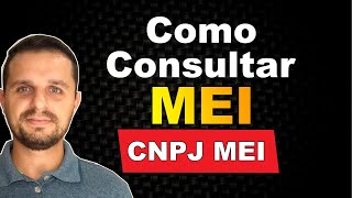 Como Consultar MEI CNPJ MEI e Descobrir se a Empresa está ATIVA [upl. by Stretch]