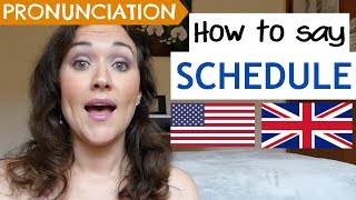 How to Pronounce SCHEDULE US UK amp Australian pronunciation [upl. by Winikka]