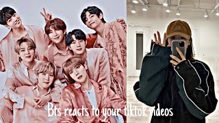 Bts reacts to your TikTok videos Jungkook likes Yn  Bts oneshot [upl. by Ermine]