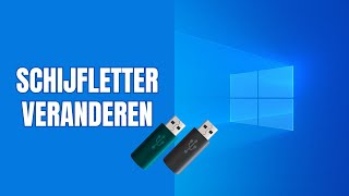 Schijfletter veranderen en toekennen in Windows 10 [upl. by Attekal]