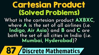 Cartesian Product Solved Problems [upl. by Bordy]