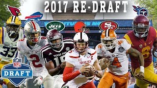 ReDrafting the 2017 Rookie Class  NFL Throwback [upl. by Dacia]