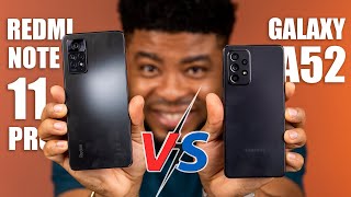 Redmi Note 11 Pro vs Samsung Galaxy A52 Comparison [upl. by Roth387]