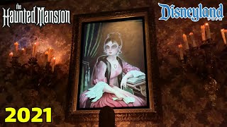 NEW 2021 ENHANCED Haunted Mansion  Disneyland  Full Ride Through [upl. by Nitsrik]