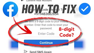 HOW TO FIX Facebook 8digit Code Not Received Problem Solved  How to Solve Facebook Login Code [upl. by Dnomsed]