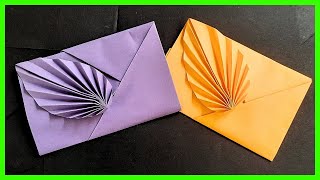 ⩥ Cómo hacer un SOBRE de papel FÁCIL y ELEGANTE  Origami PASO A PASO [upl. by Acire]