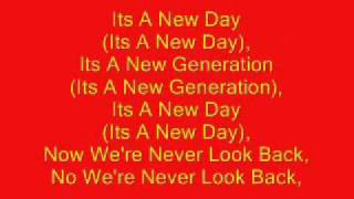 Its A New Day Lyrics [upl. by Llerryt]