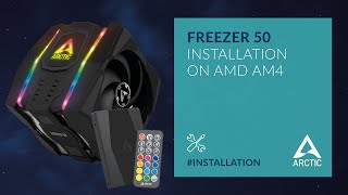 ARCTIC Freezer 50 – Installation on AMD AM4 [upl. by Aiket]