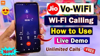 How to Use Jio WiFi Calling  Jio WiFi calling Unlimited Free Calls  Jio WiFi se call kaise kare [upl. by Anij]