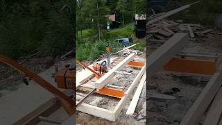 Part 2 PortaMill PM14 Norwood sawmill Sag Stihl 660 [upl. by Culhert]