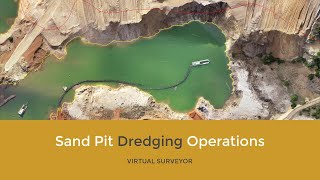 Sand Pit Dredging Operations [upl. by Chae90]