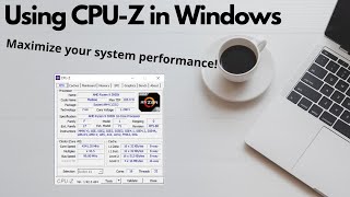 Using CPUZ in Windows [upl. by Thormora]