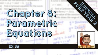 Parametric Equations 1 • Intro Cartesian and DomainRange • P2 Ex8A • 🚀 [upl. by Annez]