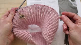 Tutoriel Tricot  Série Chandail de A à Z  2 Rangs Raccourcis et raglan [upl. by Keely]