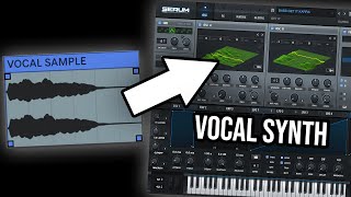 How To Make Vocal Synths In Serum  Importing Audio [upl. by Berghoff]