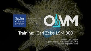 Training Carl Zeiss LSM 880 Confocal Microscope [upl. by Gurolinick]