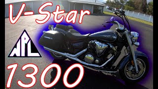 Yamaha V Star 1300  First Ride  Zero to Sixty 060  4k [upl. by Ulrick]