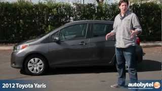 2012 Toyota Yaris Test Drive amp Car Review [upl. by Eneg453]