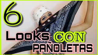 Looks con Pañoletas Bandanas Súper Fáciles ❤️ SINA [upl. by Nodnab]