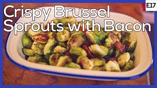 Crispy Brussel Sprouts with Bacon [upl. by Vaughn]