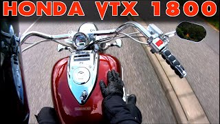 Honda VTX 1800  Test Ride and Specs [upl. by Atiken]