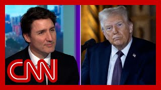 Trudeau responds to Trump needling him about annexing Canada [upl. by Eleazar]