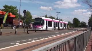 Wolverhampton to Birmingham by Metro Tram [upl. by Emera]