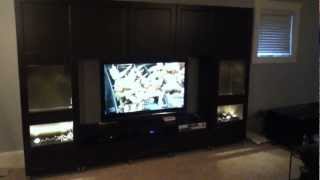 Ikea Besta large entertainment center project and assembly tips [upl. by Assed412]