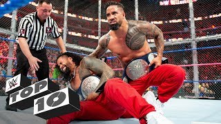 The Usos greatest moments WWE Top 10 Jan 8 2020 [upl. by Colfin]