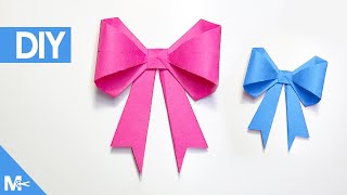 ► Como hacer un MOÑO DE PAPEL Origami Fácil 🎀 [upl. by Seline811]