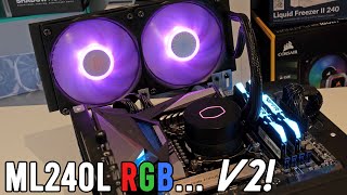 Cooler Master MasterLiquid ML240L V2 RGB FORM over FUNCTION [upl. by Jessi]