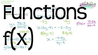 Functions fx  Revision for Further Maths Level 2 and GCSE [upl. by Kee]