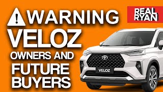 WARNING FOR TOYOTA VELOZ OWNERS IN THE PHILIPPINES [upl. by Ahsinnor]