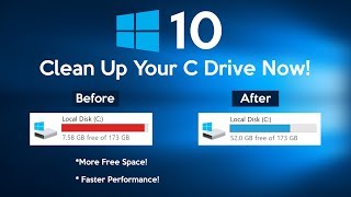 How to Clean C Drive In Windows 10 Make Your PC Faster [upl. by Rives]