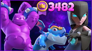 3482🥇 withNewElixir Golem Deck [upl. by Bullard]